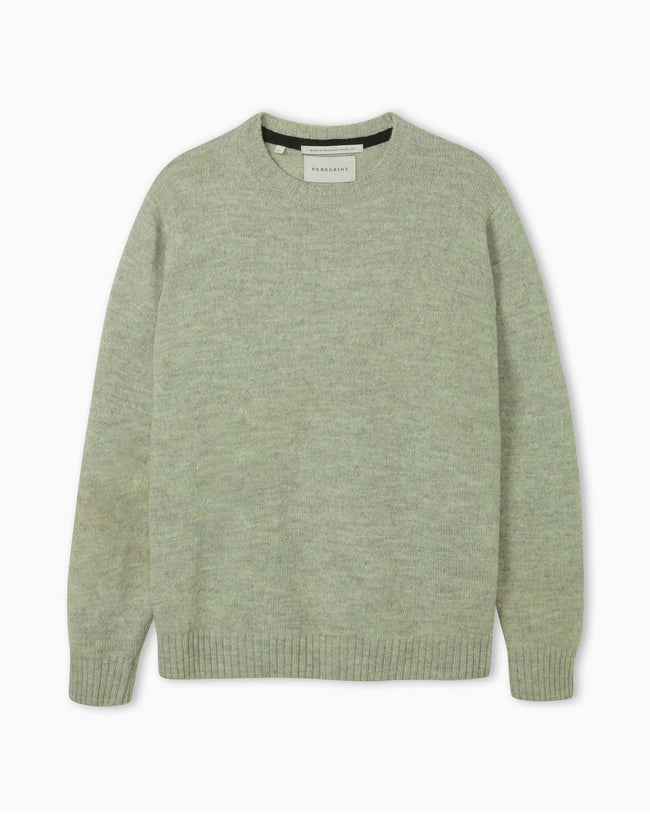 Image of model wearing Makers Crew Jumper.