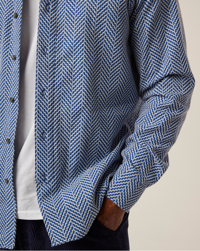 Image of model wearing Club Shirt.