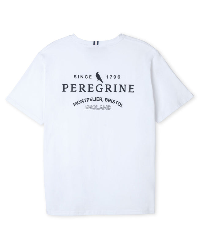 Image of model wearing Peregrine Graphic T-Shirt.