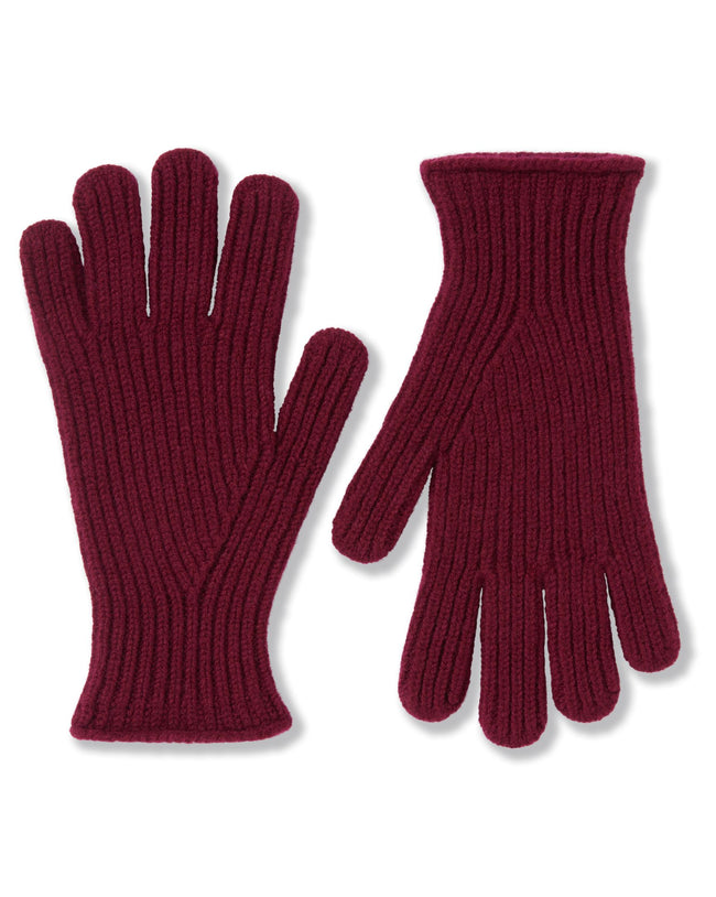 Image of model wearing Porter Ribbed Gloves.