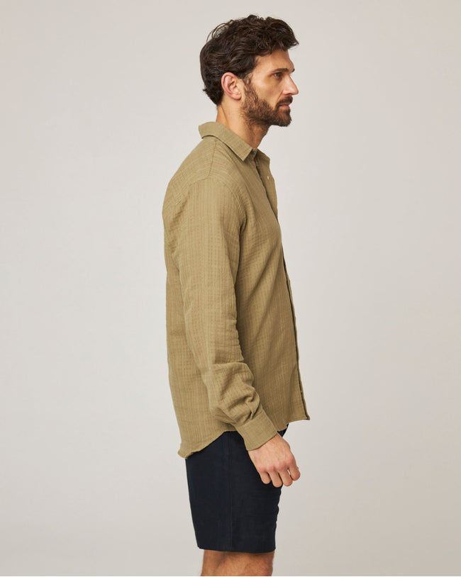 Image of model wearing Resort Shirt.