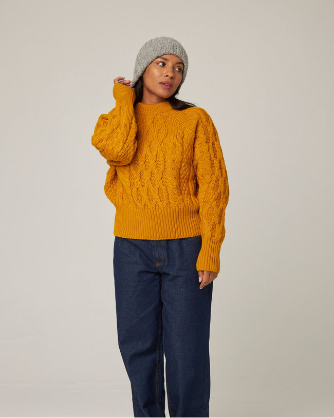 Image of model wearing Milliner Ribbed Beanie. One Size