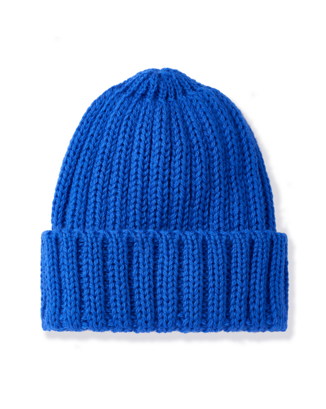 Image of model wearing Milliner Ribbed Beanie. One Size