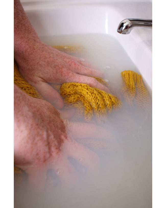 Image of model wearing Shear Delight Wash Bar.