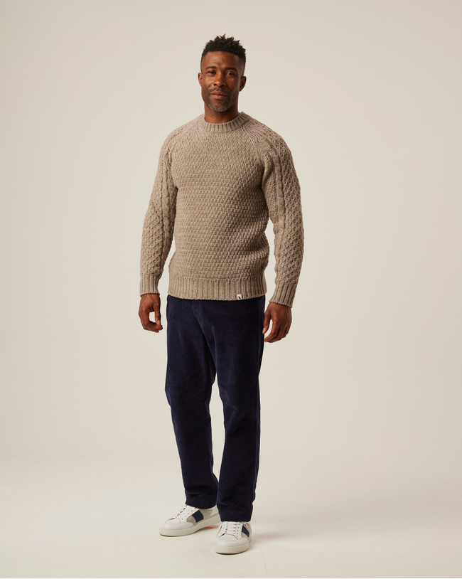 Image of model wearing Winston Crew Jumper.
