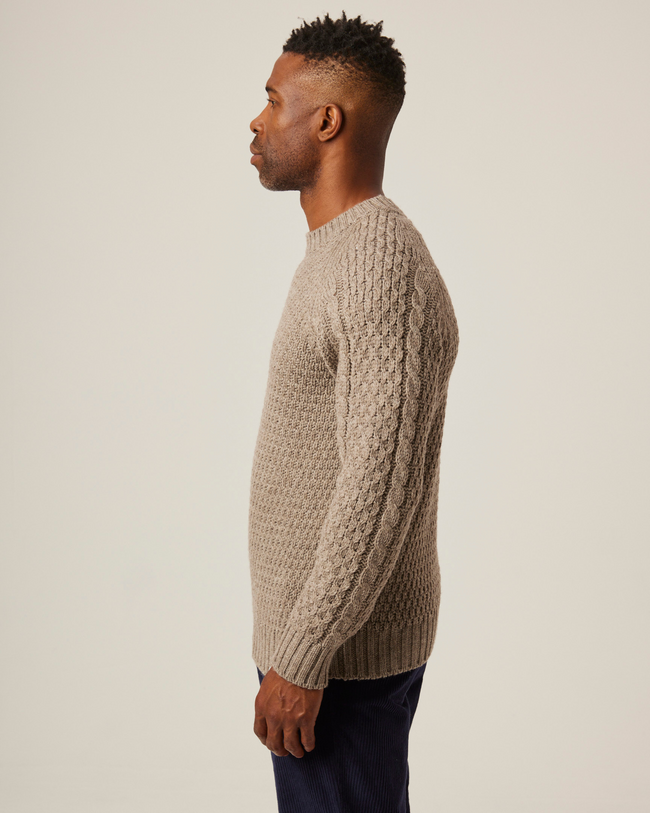 Image of model wearing Winston Crew Jumper.