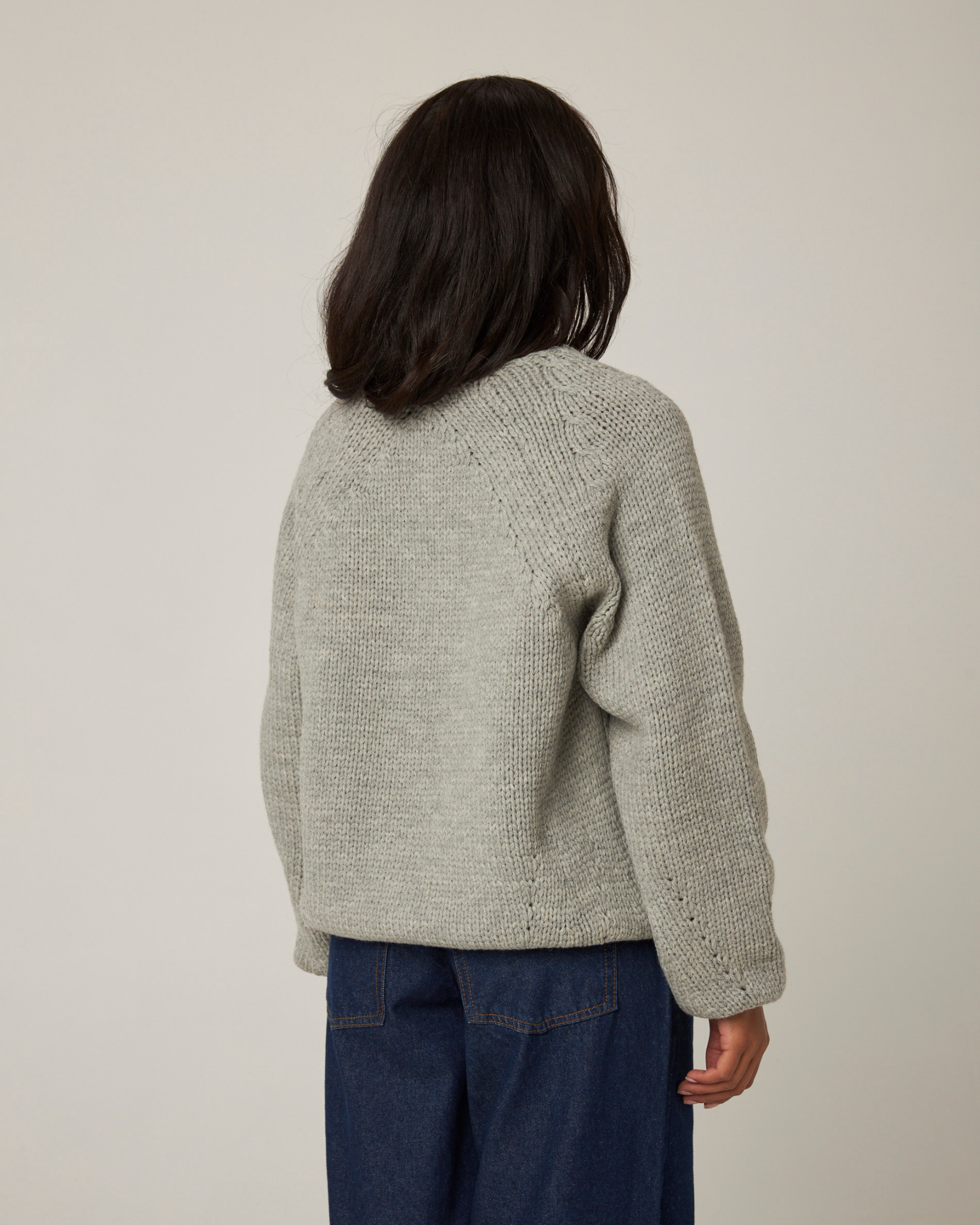 Image of model wearing Beacon Jumper. 
