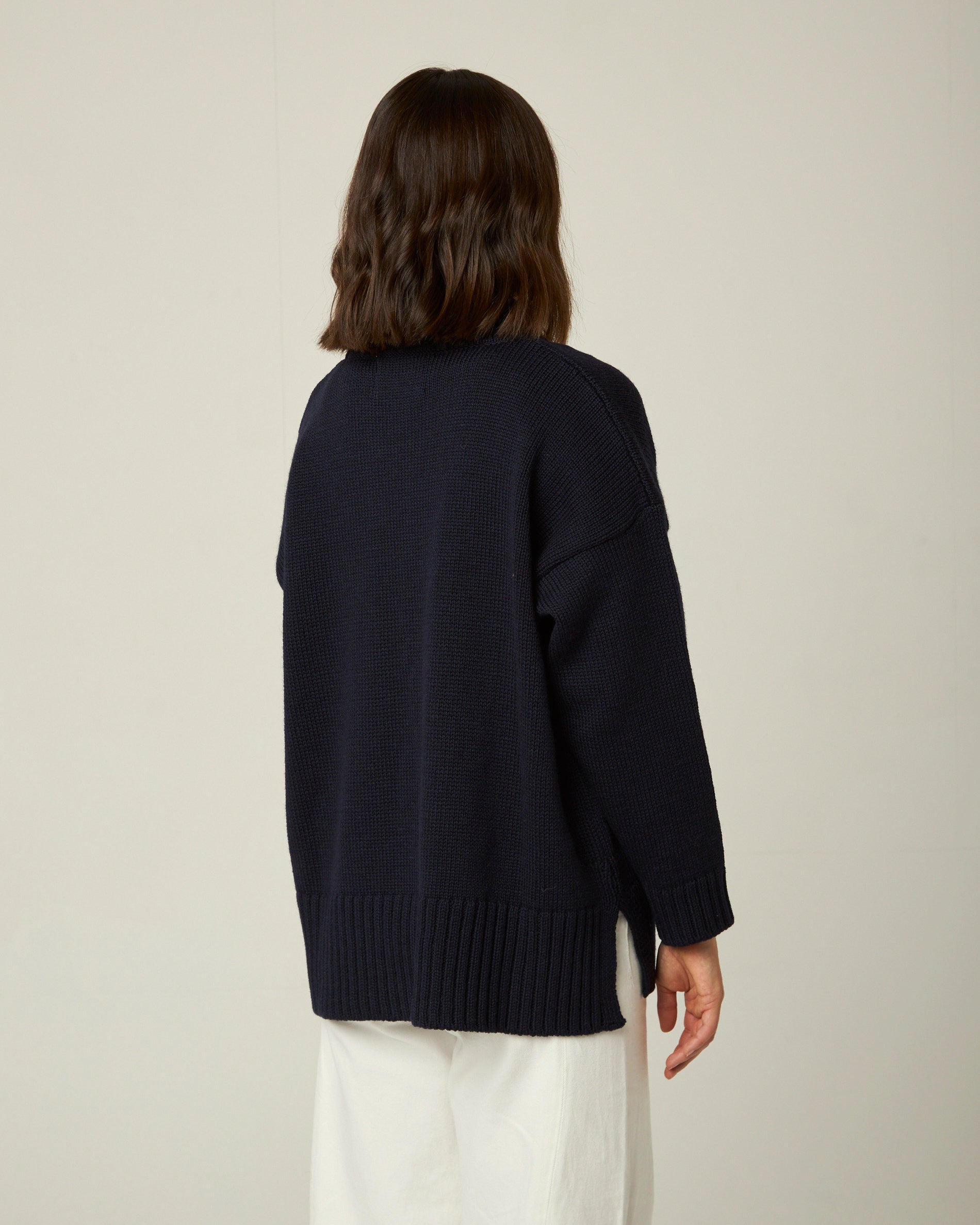 Image of model wearing Bearing Full Jumper. 