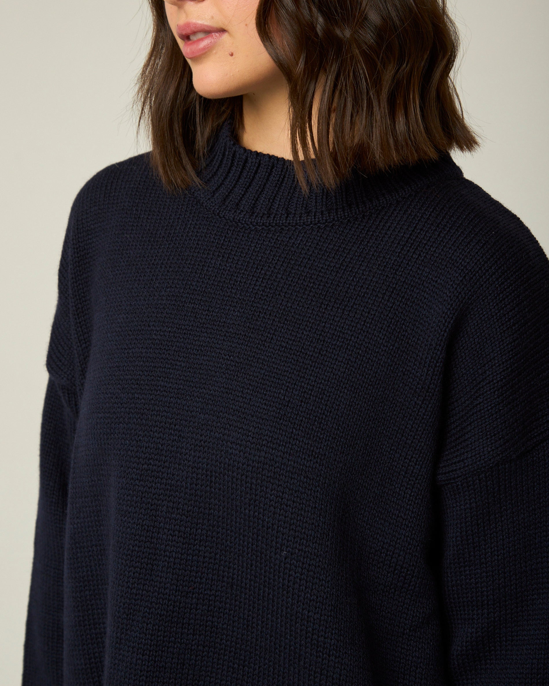 Image of model wearing Bearing Full Jumper. 