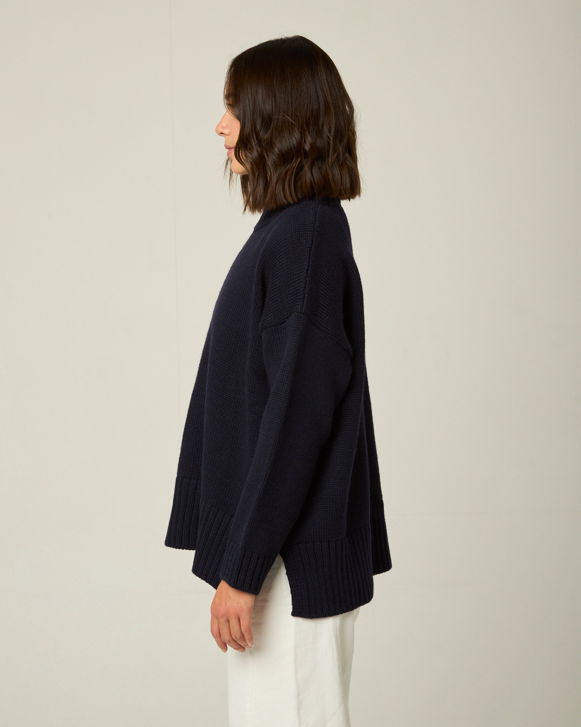 Image of model wearing Bearing Full Jumper. 