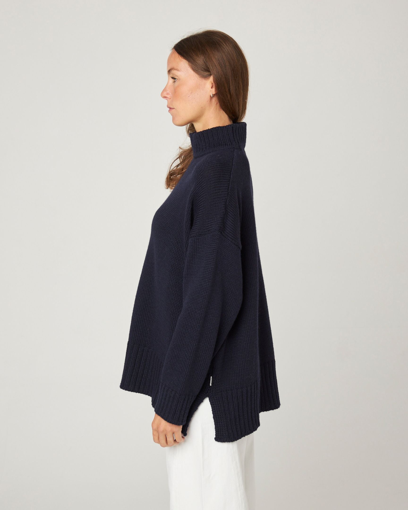 Image of model wearing Bearing Full Jumper. 