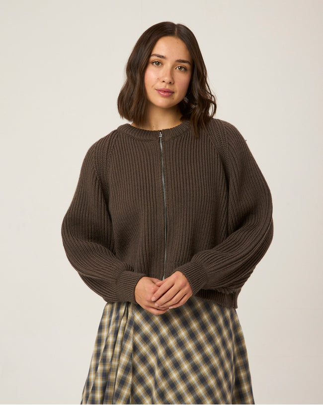 Beckett Zip Through Cardigan