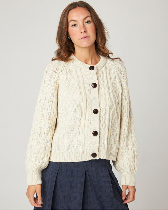 Beckett Cable Knit Cardigan