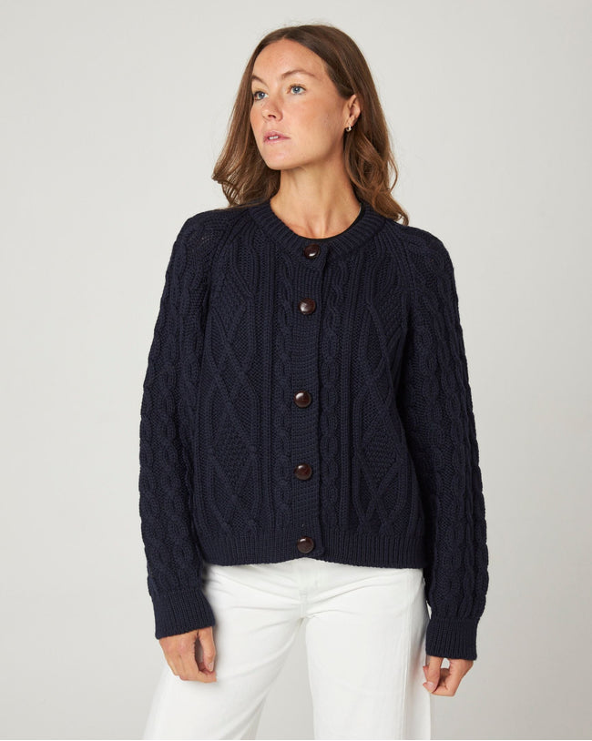 Beckett Cable Knit Cardigan