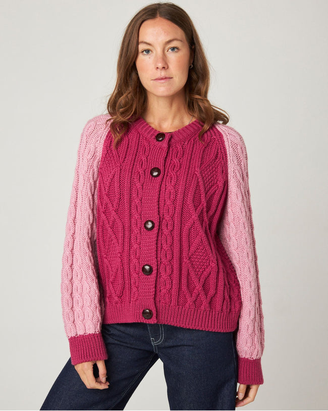 Beckett Cable Knit Cardigan