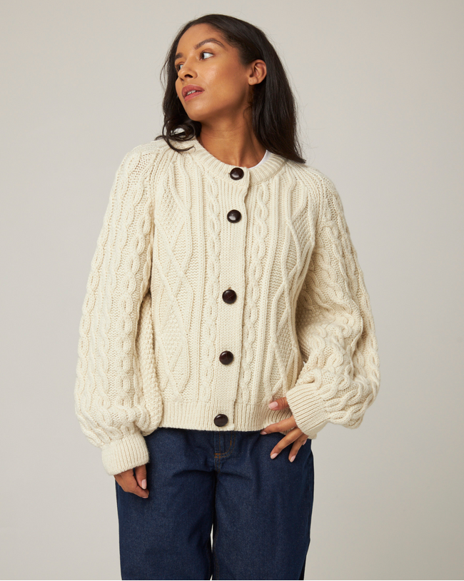 Beckett Cable Knit Cardigan