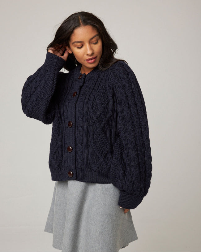 Beckett Cable Knit Cardigan