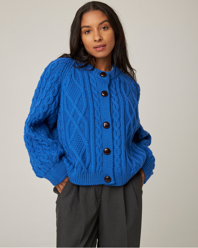 Beckett Cable Knit Cardigan