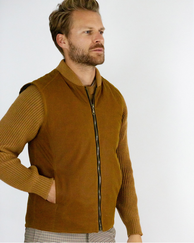 Biker Waxed Gilet