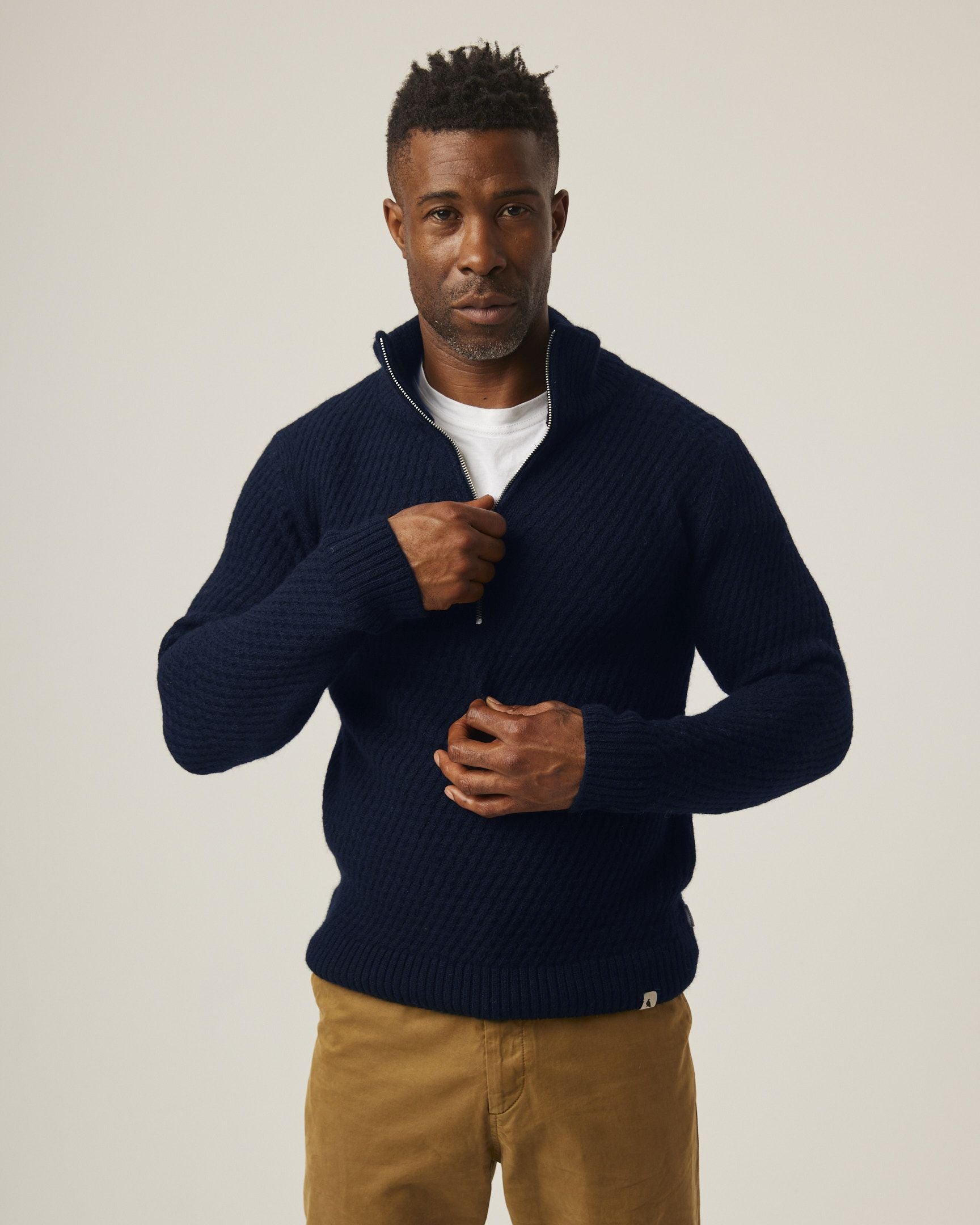 Birchall Quarter Zip Jumper – Peregrine Clothing