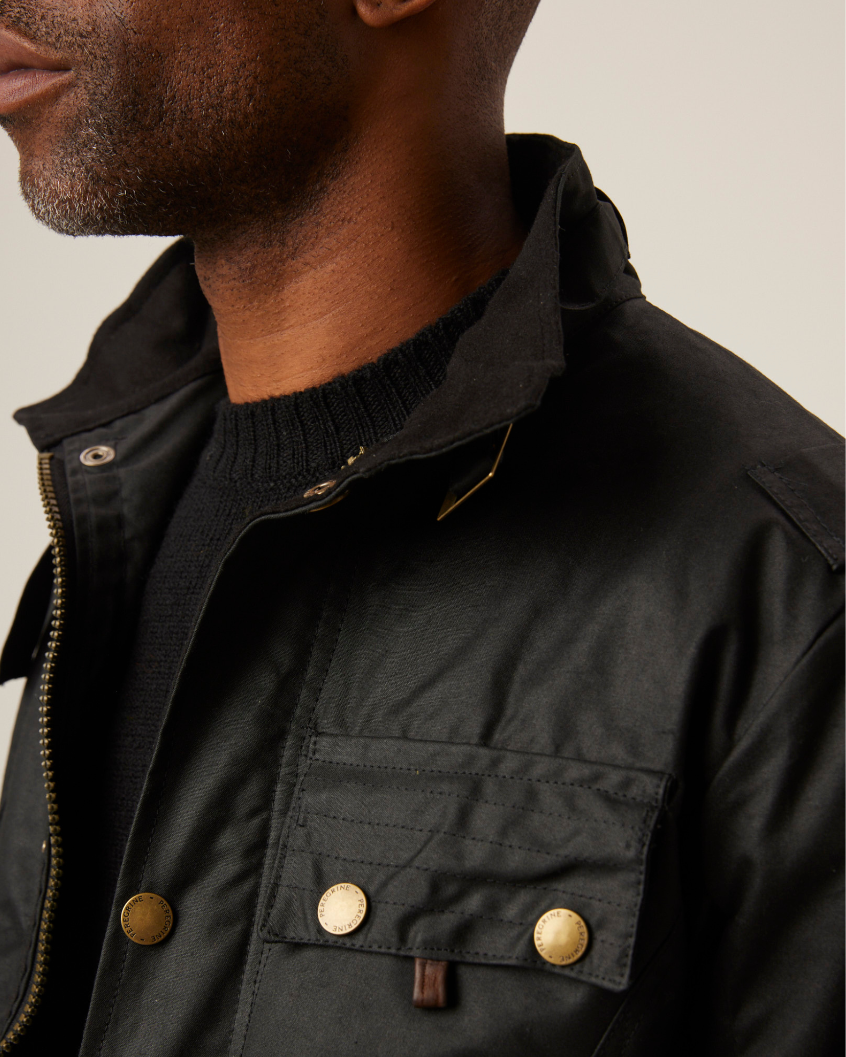 Image of model wearing Bexley Neck Strap. 