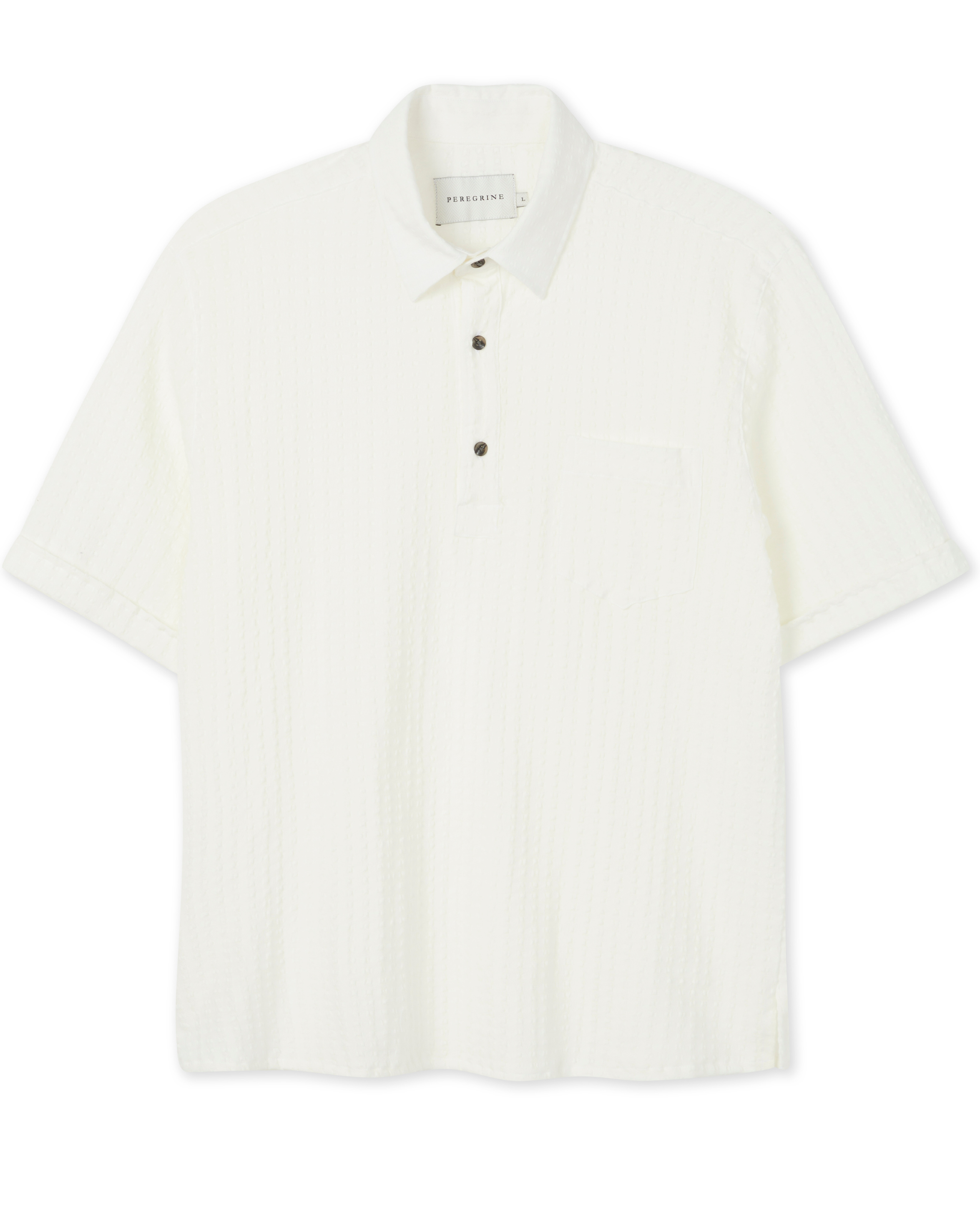 Image of model wearing Cabin Shirt. 