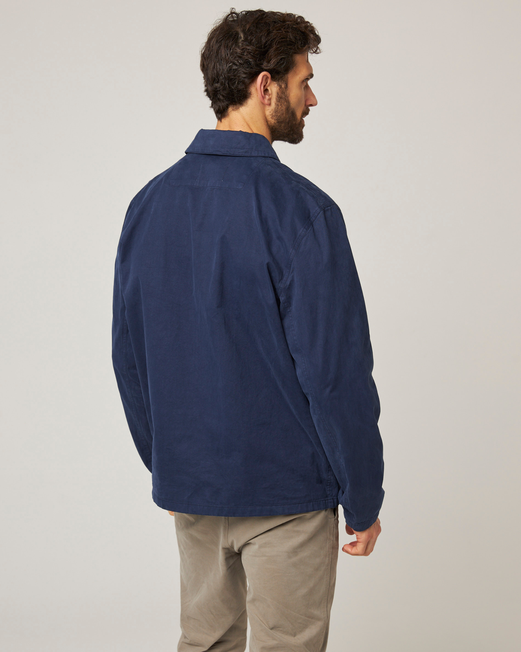 Image of model wearing Ashton Chore Jacket. 