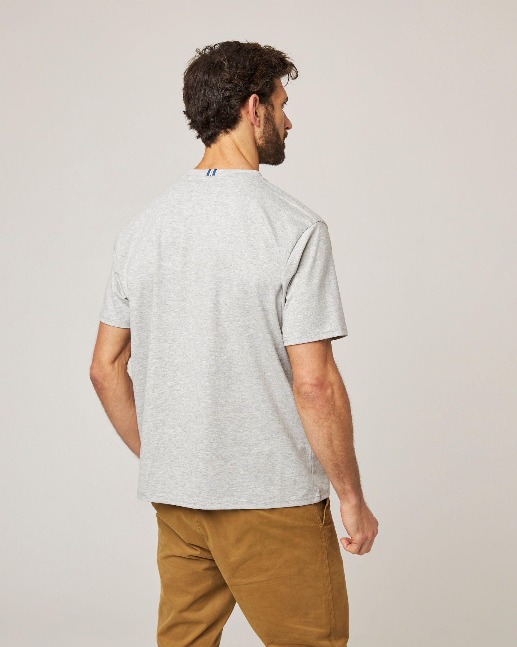 Image of model wearing Classic T-Shirt. 