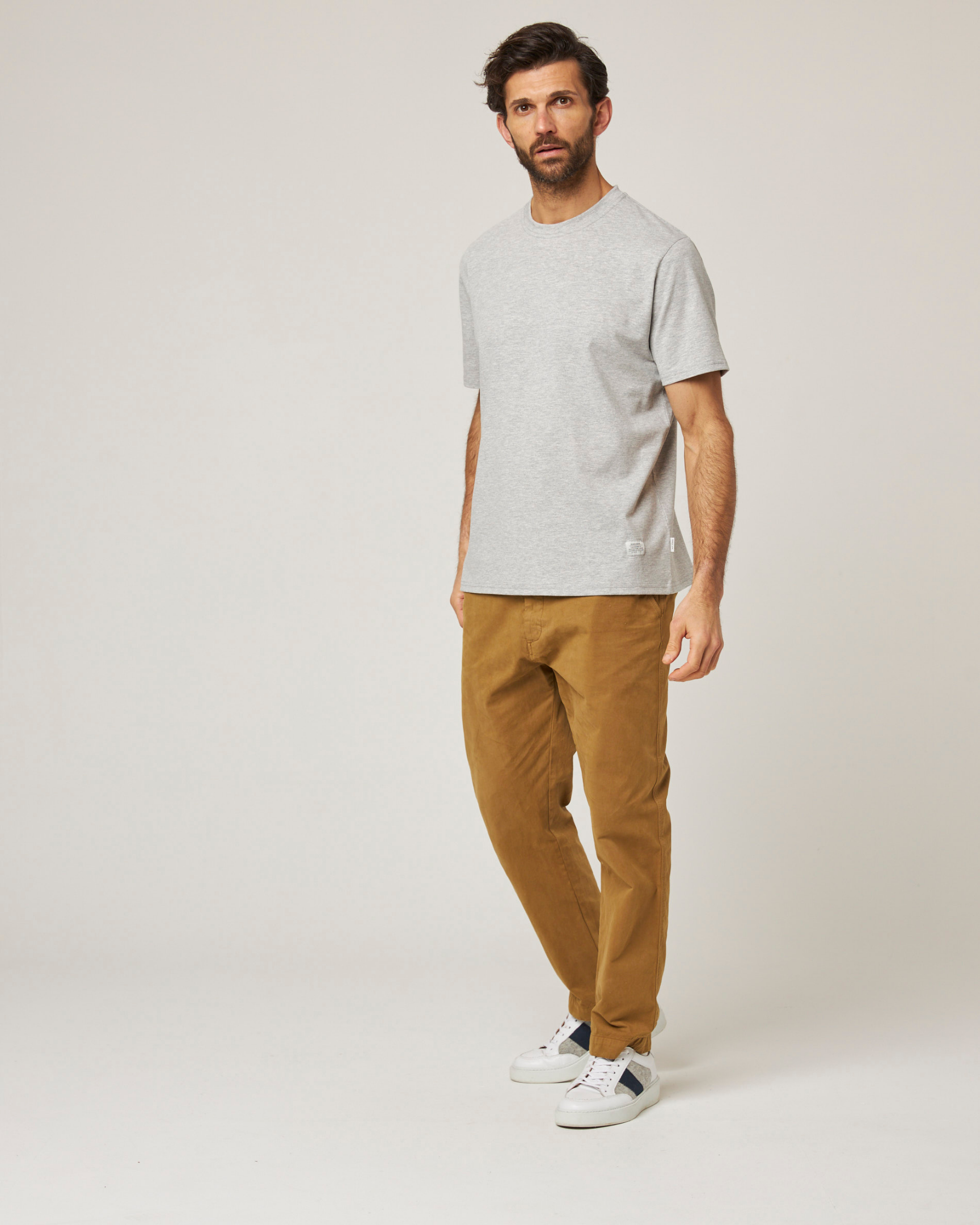 Image of model wearing Classic T-Shirt. 