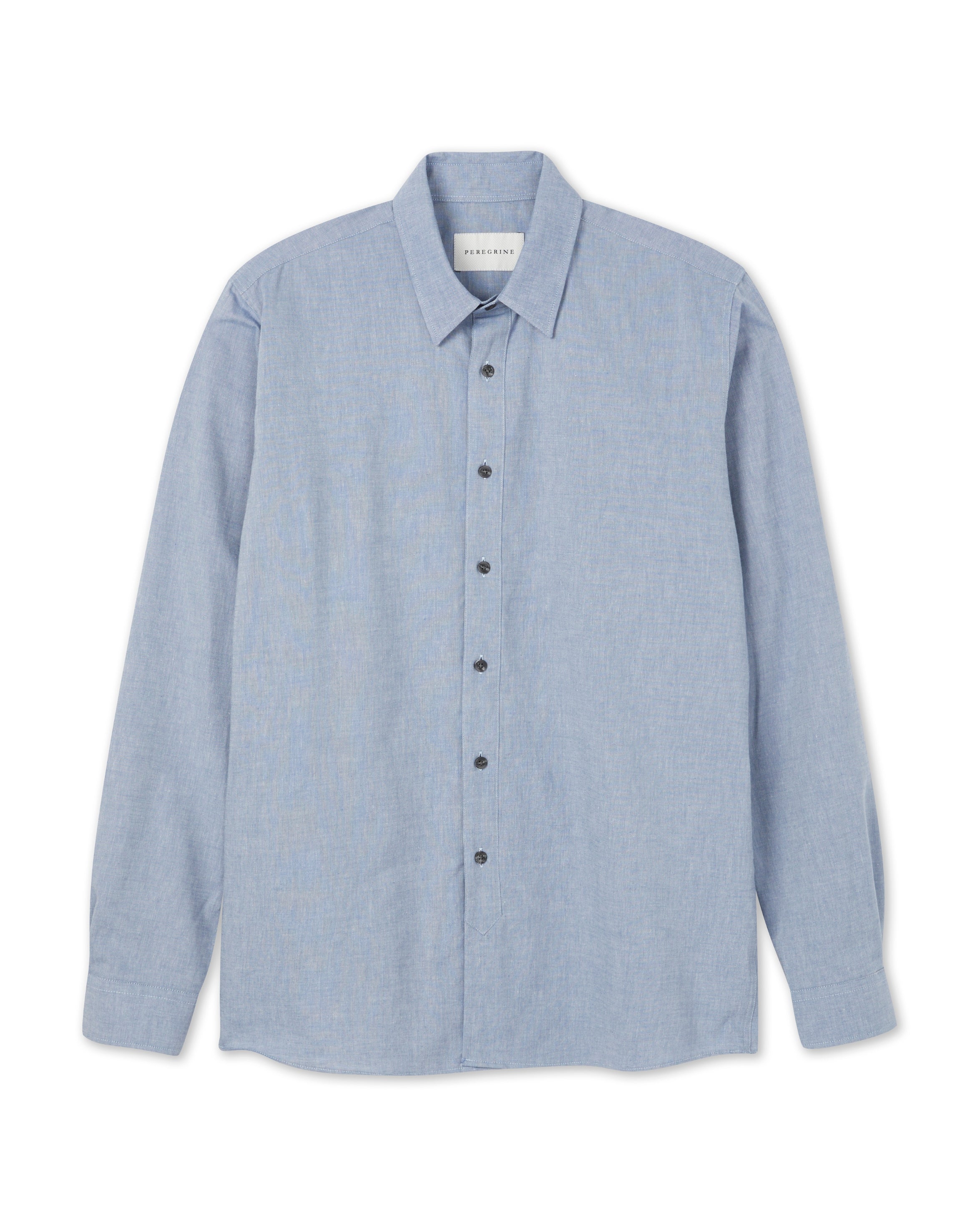 Image of model wearing Linen Shirt . 