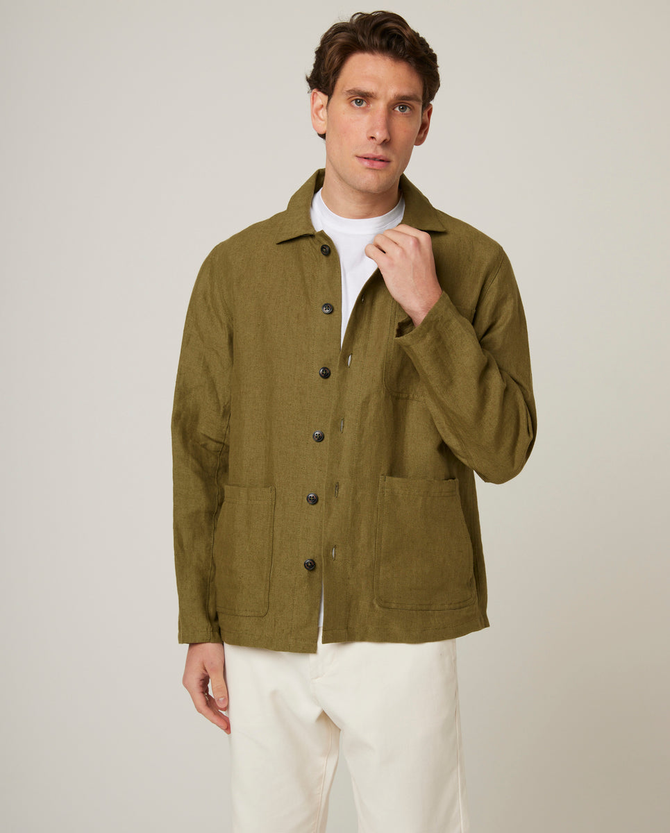 Grange Linen Shacket – Peregrine Clothing