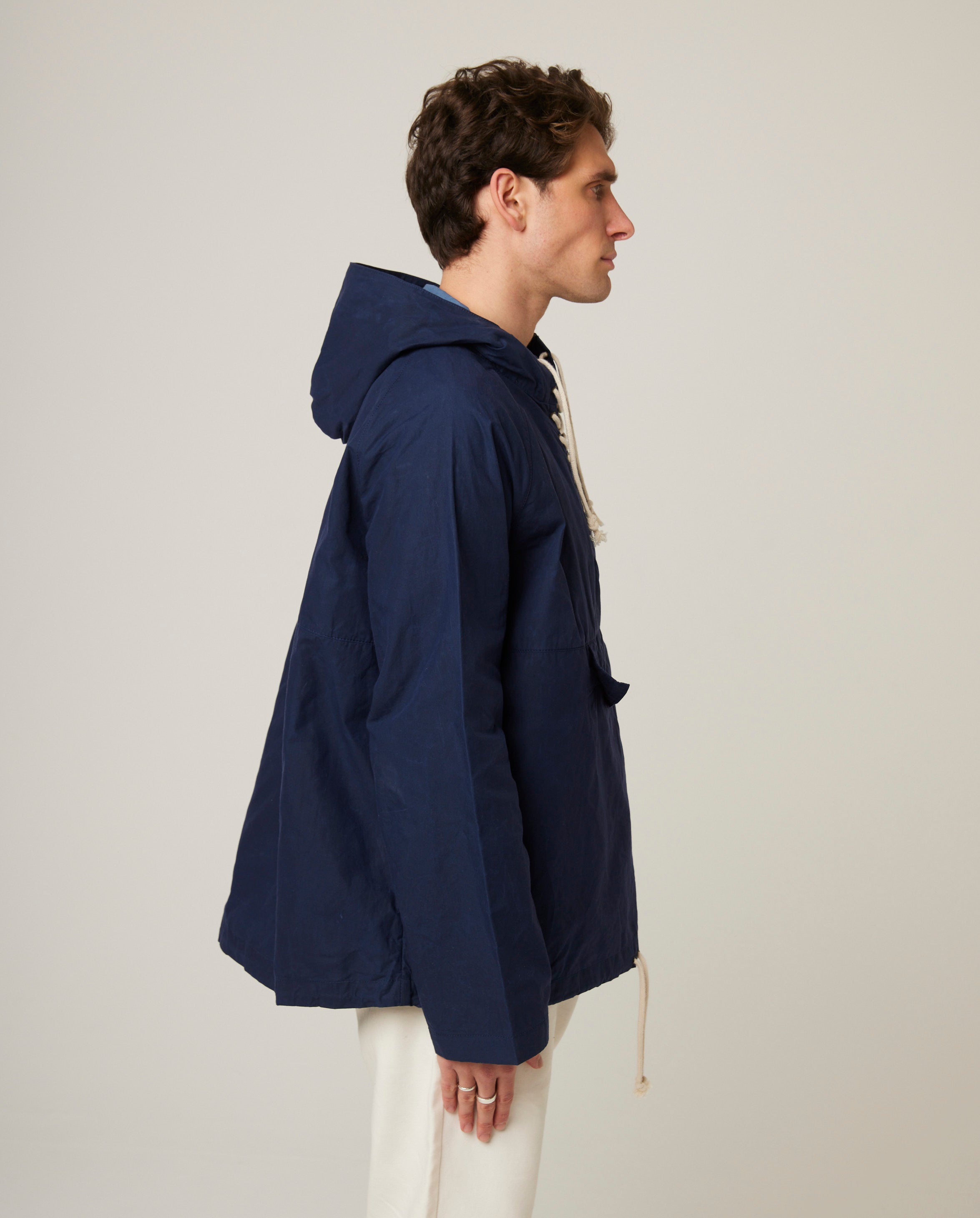 Image of model wearing Hastings Hybrid Cagoule. 