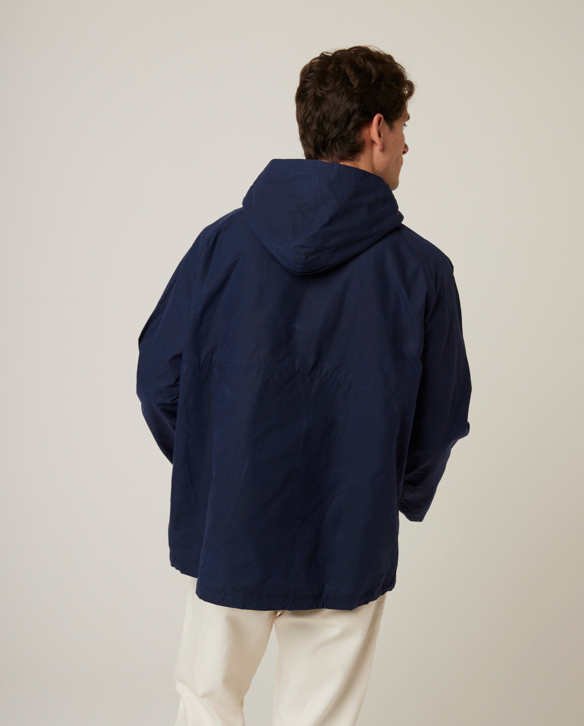 Image of model wearing Hastings Hybrid Cagoule. 