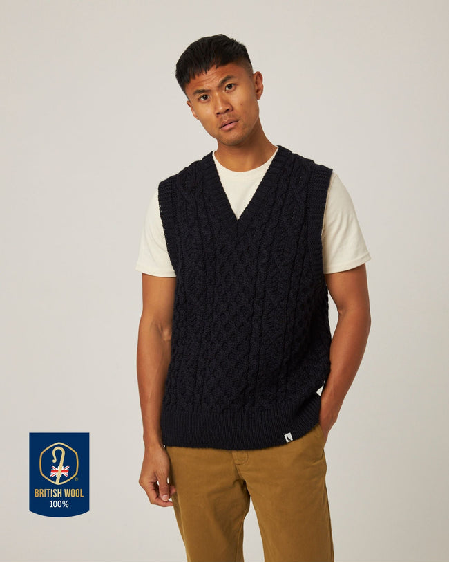 Hudson Aran Vest