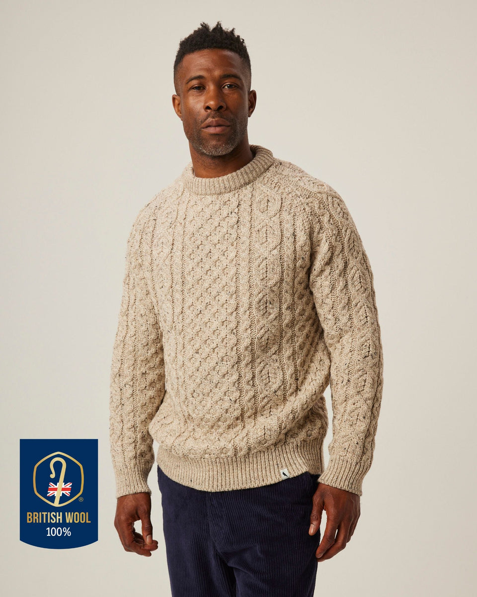 Hudson Aran Jumper – Peregrine Clothing