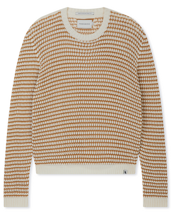 Image of model wearing Island Crochet Jumper . 