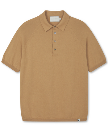 Image of model wearing Jones Polo Shirt 2.0. 
