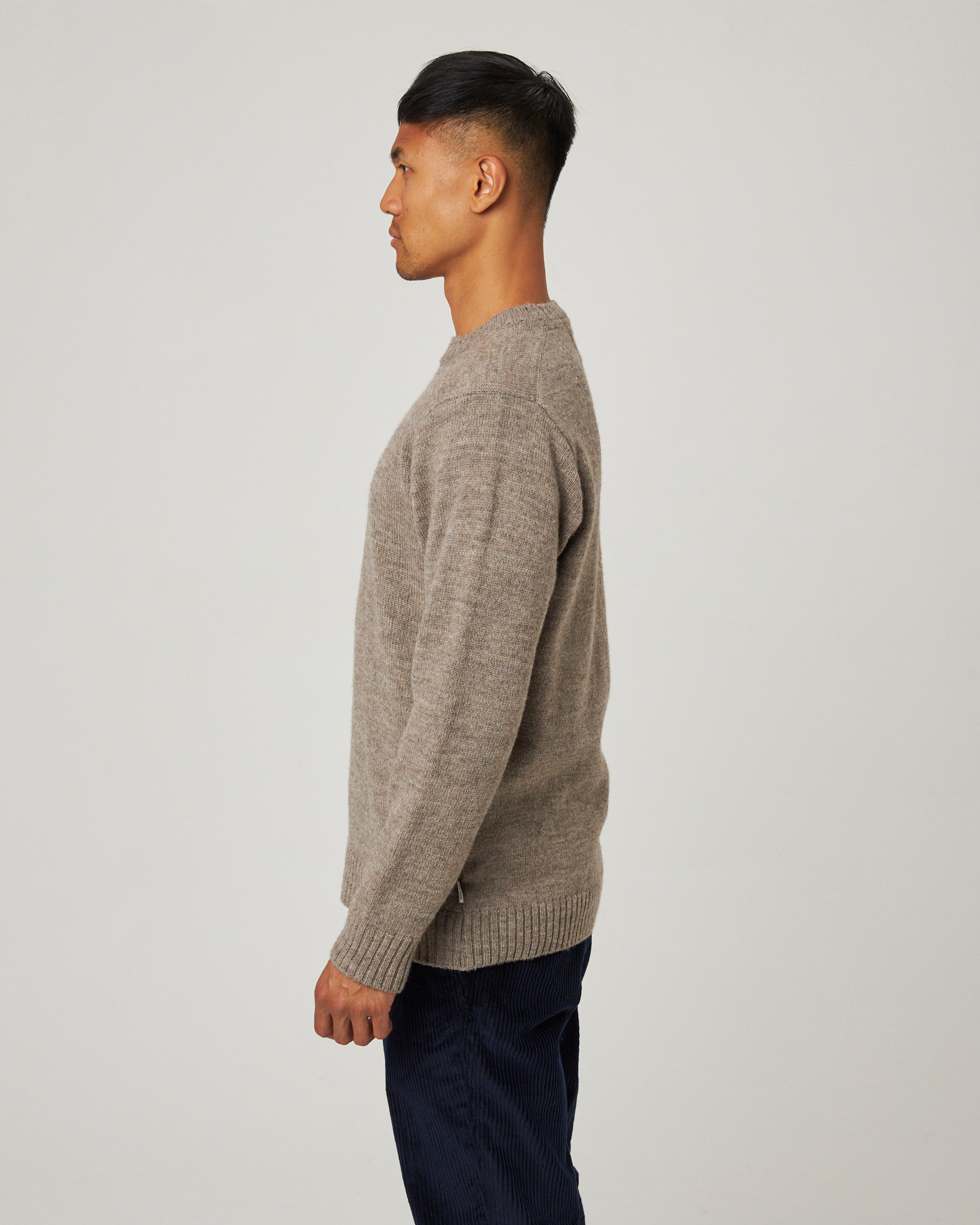 Image of model wearing Makers Stitch Jumper. 