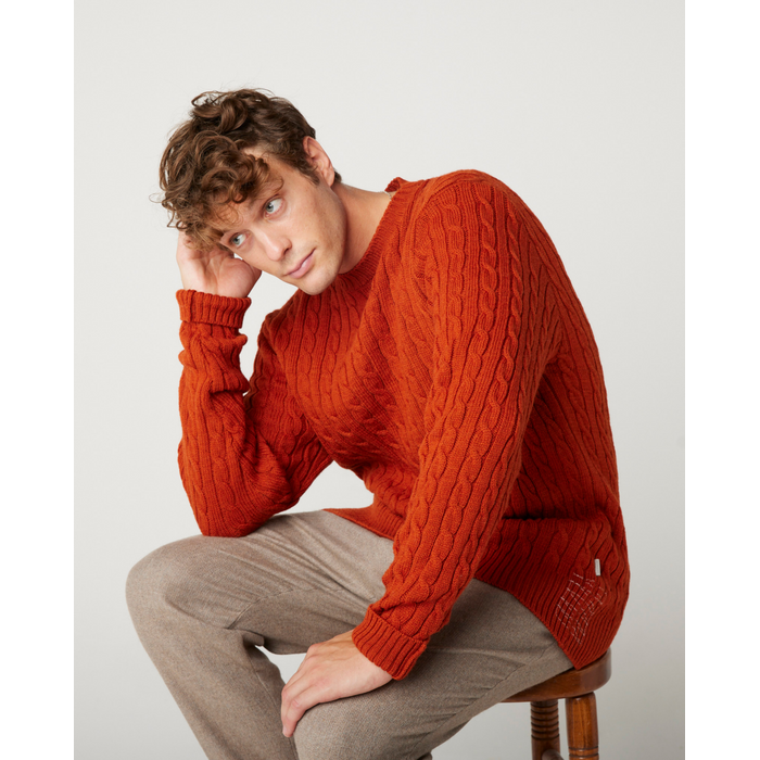 Makers Stitch Cable Crew Jumper Peregrine Clothing