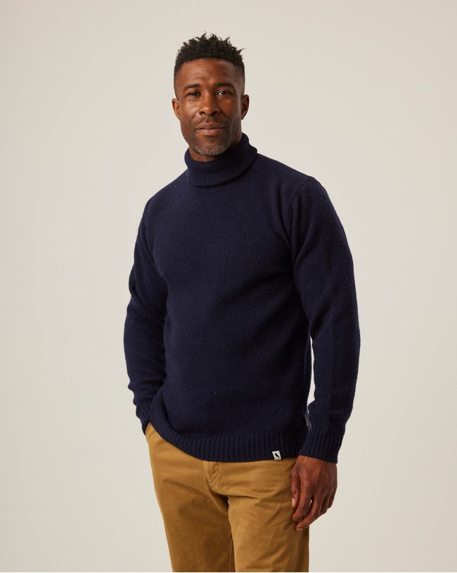 Makers Polo Neck Jumper Peregrine Clothing