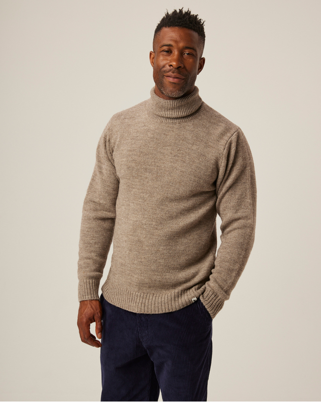 Makers Polo Neck Jumper Peregrine Clothing