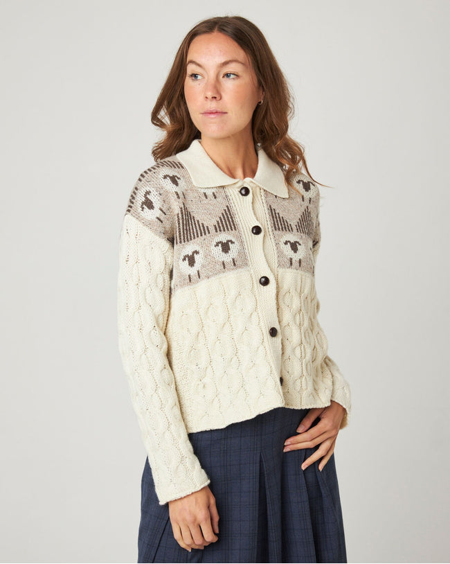 Megan Sheep Cardigan