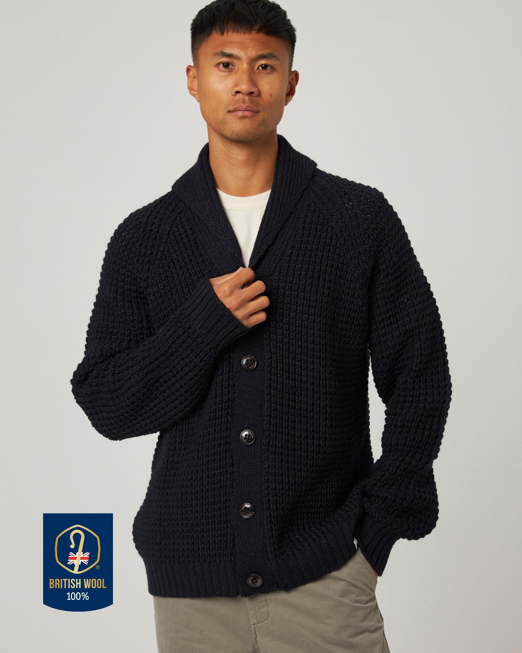 Waffle Shawl Cardigan – Peregrine Clothing