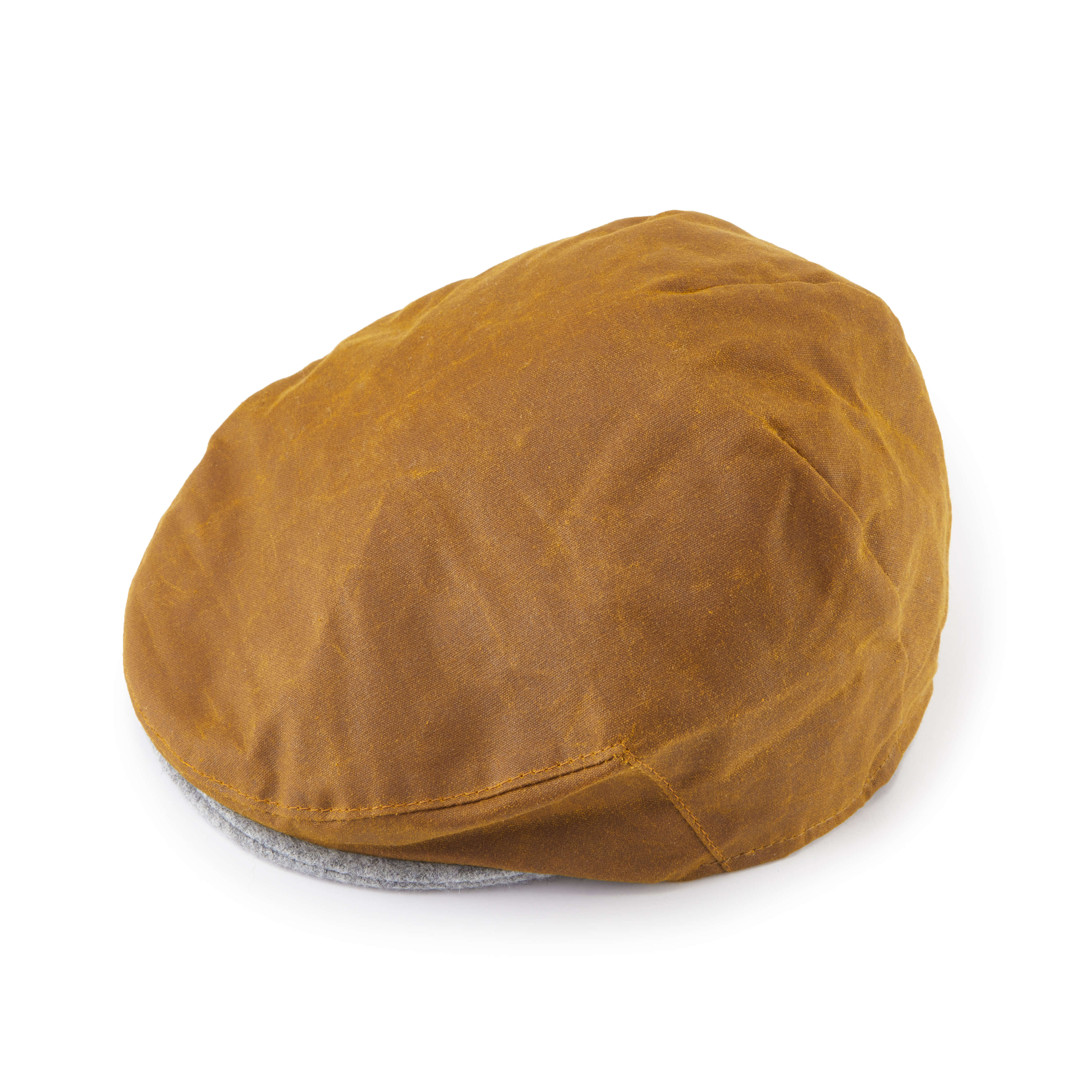 Image of model wearing Wax Flat Cap. 