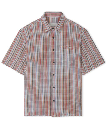 Image of model wearing Beach Shirt. 