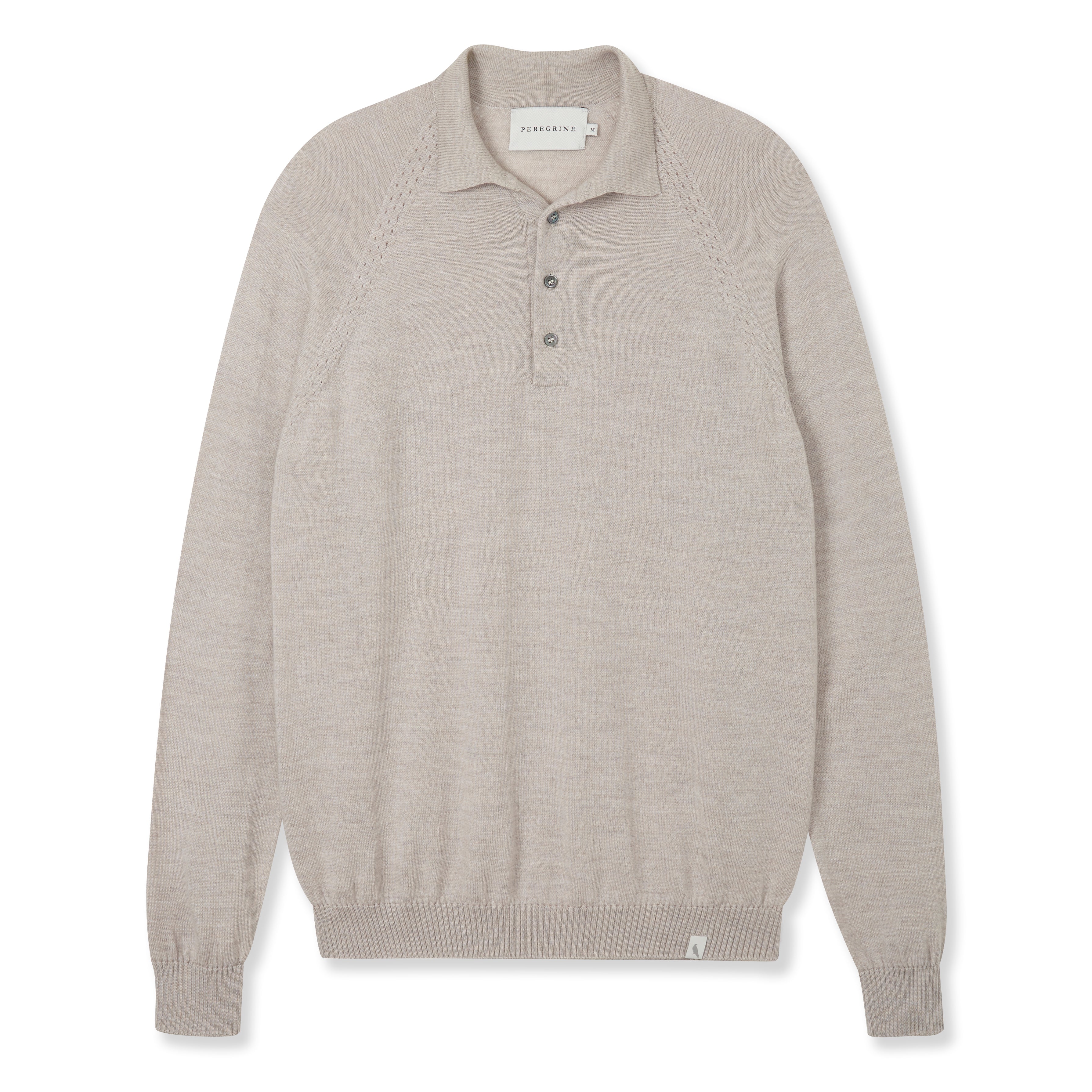 Image of model wearing Beauford Polo Shirt. Model is 6ft1in, chest size 38in and wearing size Medium