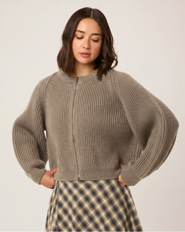 Beckett Zip Through Cardigan