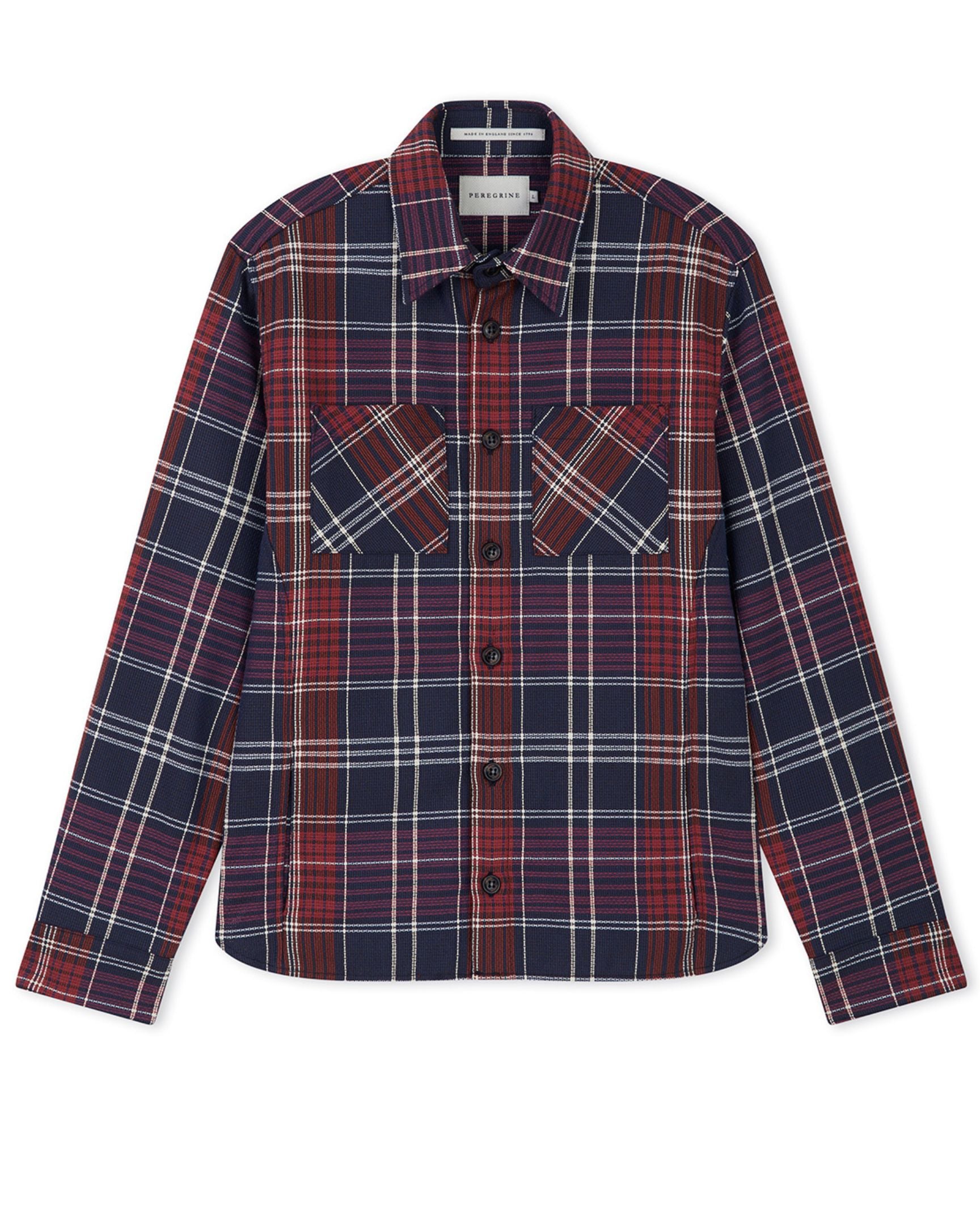 Image of model wearing Blunt Overshirt. 