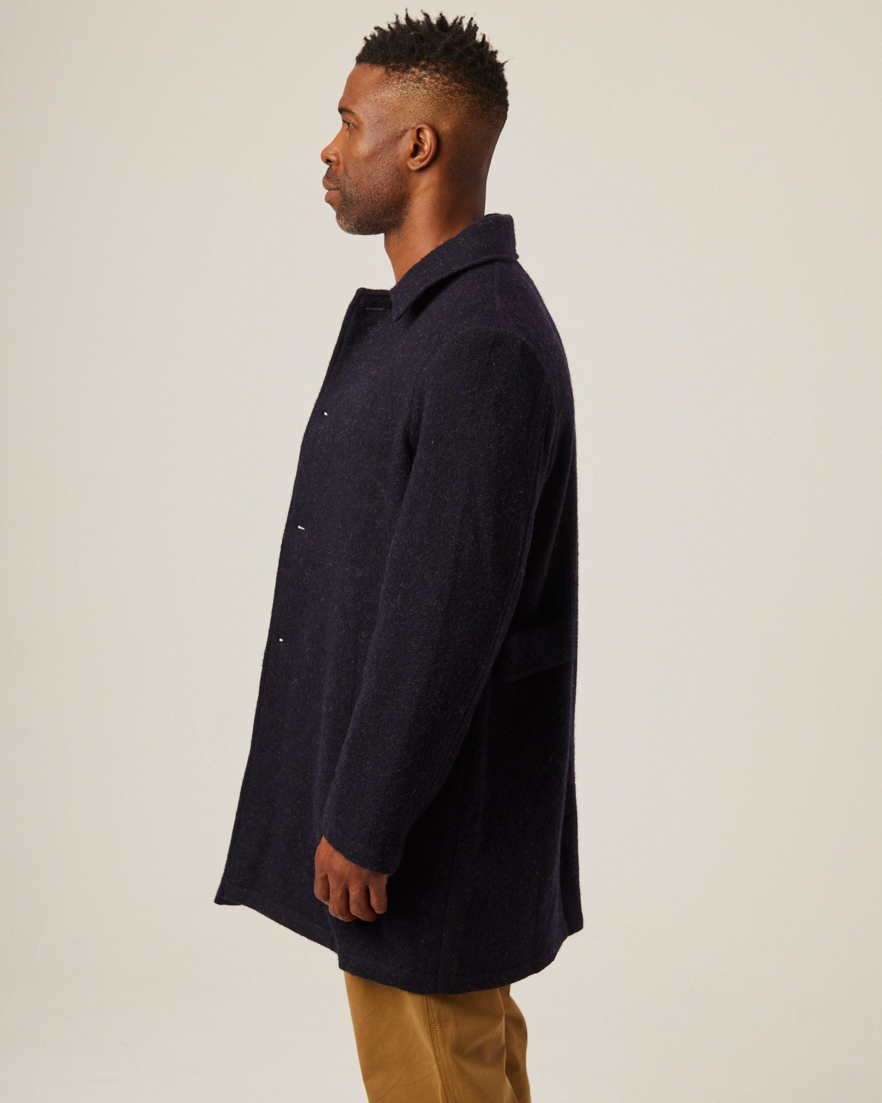 Image of model wearing Emerson Coat. 