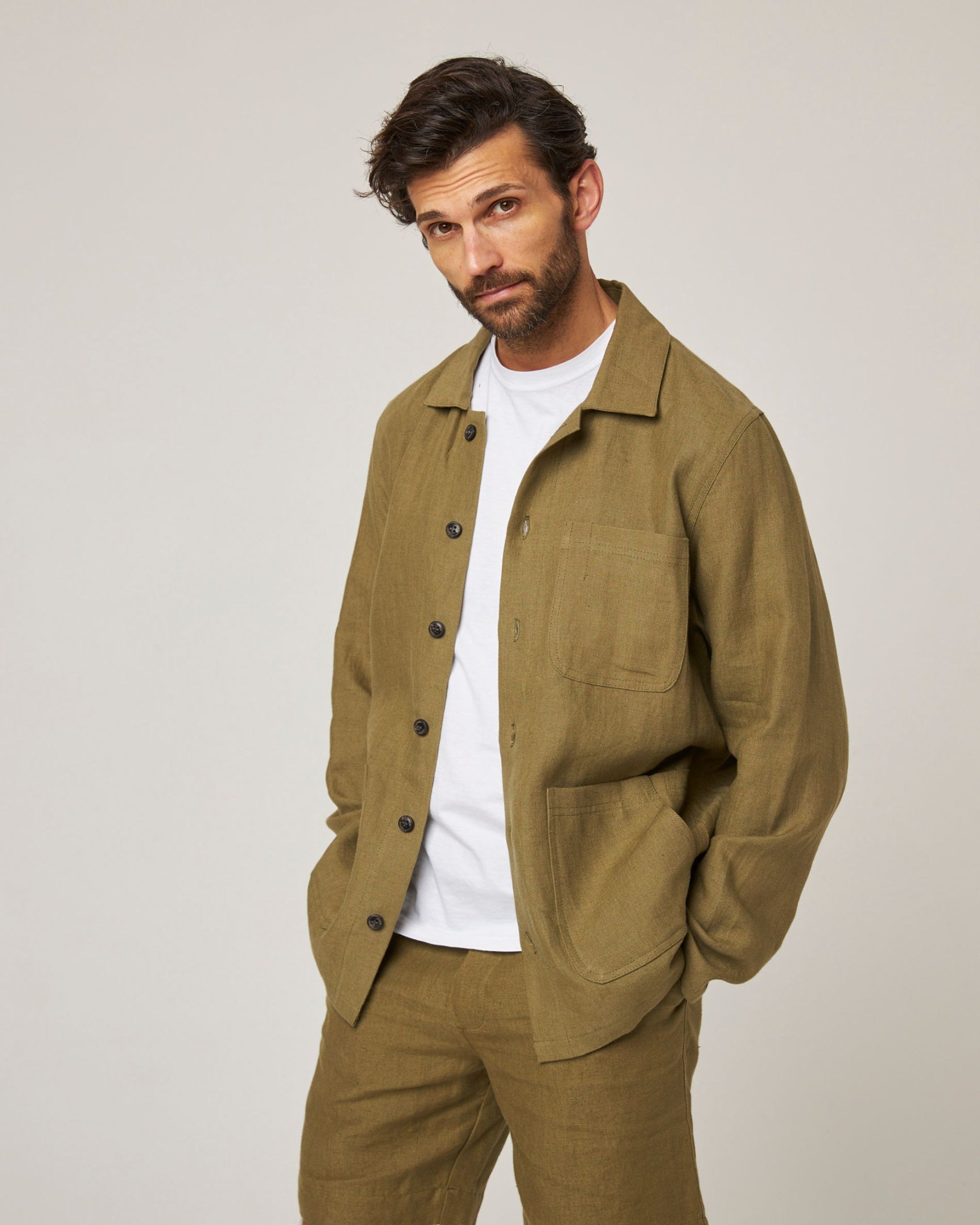 Grange Linen Shacket – Peregrine Clothing